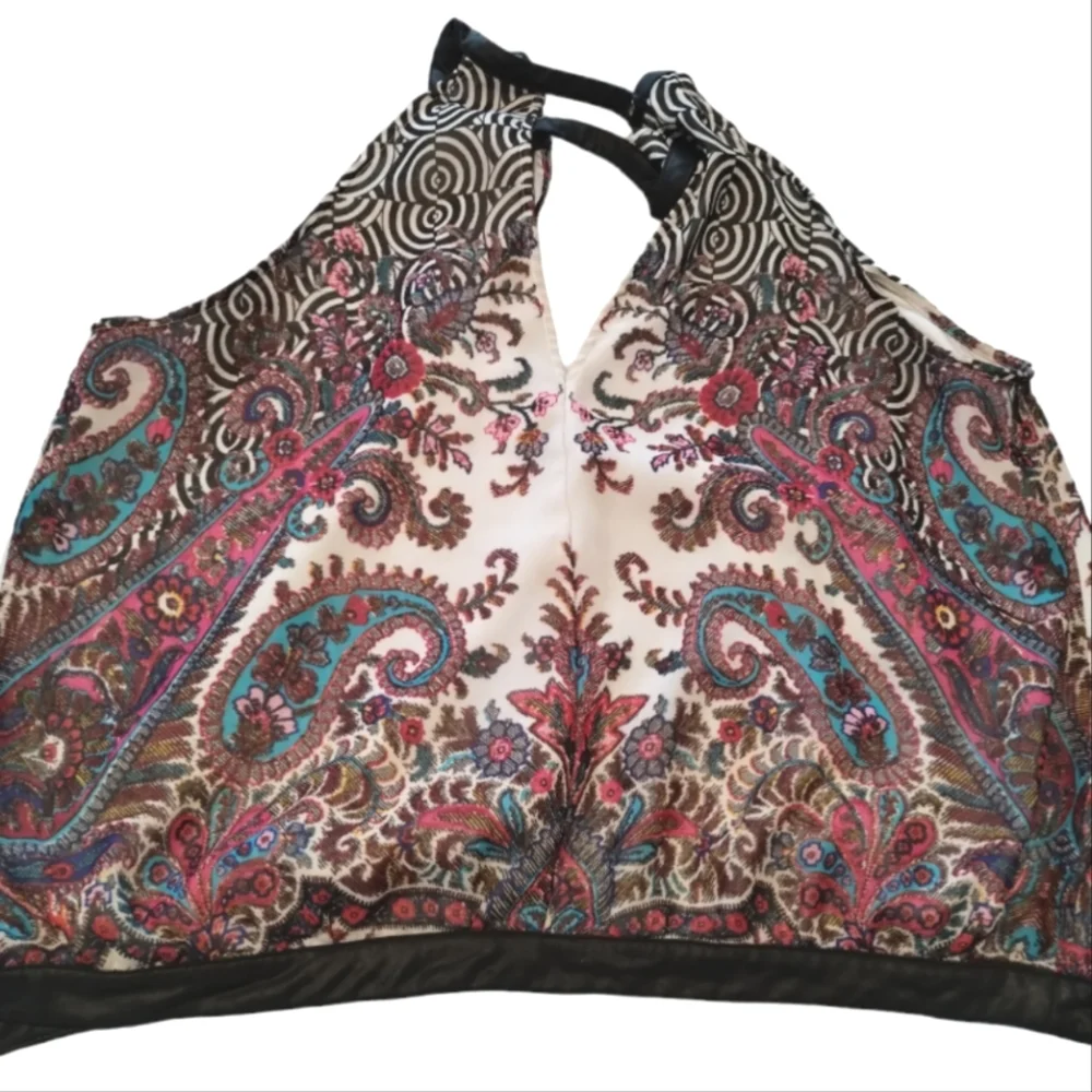 Bebe Floral Open back top - Picture 1 of 3